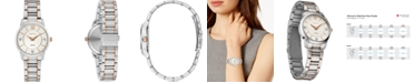 Caravelle Women's Two-Tone Stainless Steel Bracelet Watch 30mm